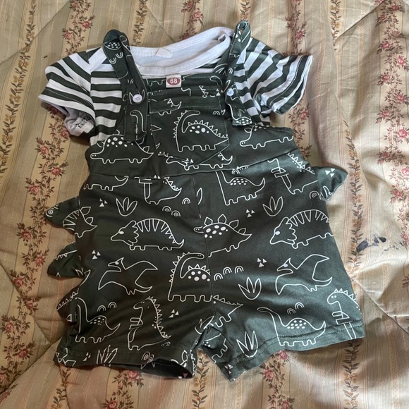 Huge Baby Boy Clothes Lot Nike Carters Gerber 128 Pc Tops Pants Pajamas 6 9 12 M - Picture 10 of 14